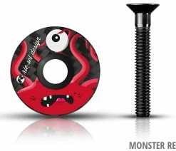 Rie:sel Design Stem:Cap - Capuchon Ahead -Vélo Boutique de vente 04 StemCaps 0004 Monster Red artikel