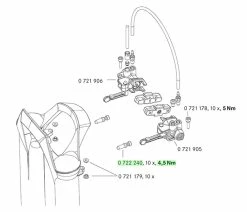 MAGURA Quick Release Bolt For FIRMtech EVO2 Evolution (2 Pcs) -Vélo Boutique de vente 0722240 1