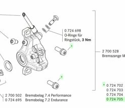 MAGURA IS Bolts Steel T25 M6x18 -Vélo Boutique de vente 0724705 1
