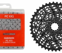 SRAM Kit D'usure X01 Cassette XG-1195 + Chaîne PC XX1 11 Vitesses