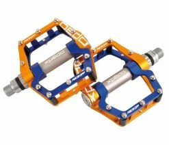 Xpedo Pédales à Plateforme Faceoff 18 -Vélo Boutique de vente 20112657 XMX18AC 40300192 Faceoff bluegold beschriftet