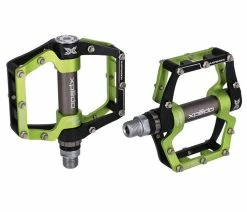 Xpedo Pédales à Plateforme Faceoff 18 -Vélo Boutique de vente 20112657 XMX18AC 40300194 Faceoff blackgreen beschriftet