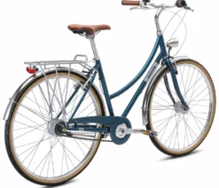 Breezer DOWNTOWN 7+ ST -Vélo Boutique de vente 2021 Breezer DOWNTOWN 7 ST Blue rear