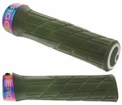ERGON GE1 Evo Factory MTB Enduro Grips -Vélo Boutique de vente 2 Frozen Moss Oil Slick