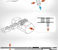 KMC Half Link Demi-maillon De Chaîne -Vélo Boutique de vente 300024 2FYgxG58wxUU6D