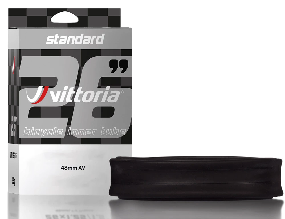 Vittoria Chambre à Air Standard 26" AV 48mm 3 Vittoria Chambre à Air Standard 26" AV 48mm