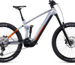 Cube Stereo Hybrid 160 HPC SL 750 27.5 Polarsilver´n´orange