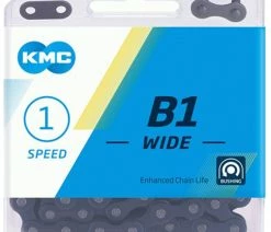 KMC B1 Wide Chaîne Singlespeed 9 KMC B1 Wide Chaîne Singlespeed -Vélo Boutique de vente 605797 groot BB1WB0112 B1 Wide Black