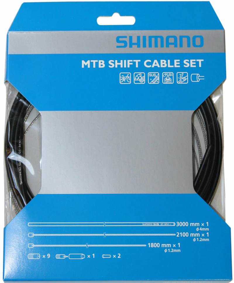 Shimano OT-SP41 Jeu De Câbles De Changement De Vitesse VTT En Acier Inoxydable 3 Shimano OT-SP41 Jeu De Câbles De Changement De Vitesse VTT En Acier Inoxydable