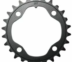 TRUVATIV Chainring MTB 26T 2x10 80mm Black