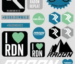 Radon Feuille D'autocollants A5