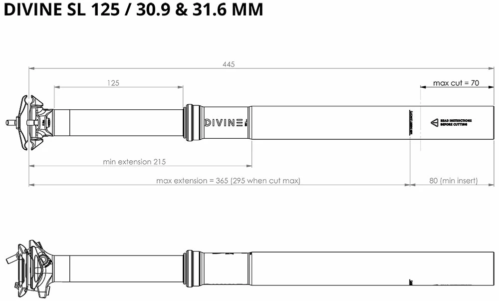 BikeYoke Tige De Selle Divine SL 31,6 Vario 7 BikeYoke Tige De Selle Divine SL 31,6 Vario – Image 5
