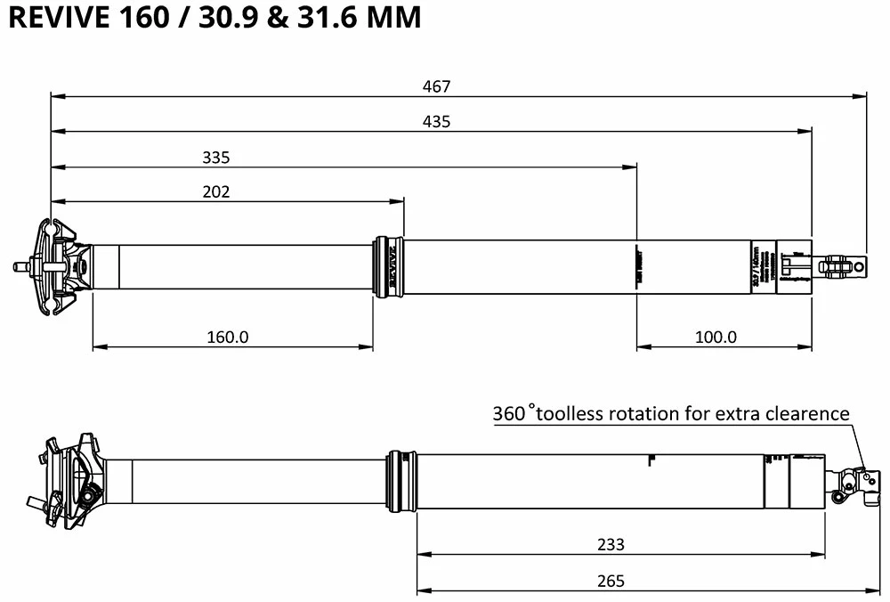 BikeYoke Tige De Selle Revive 2.0 30,9 Vario 8 BikeYoke Tige De Selle Revive 2.0 30,9 Vario – Image 6