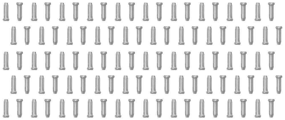 Katana Embouts De Câble De Changement De Vitesse / Câble De Frein Intérieur (100 Pièces) 4 Katana Embouts De Câble De Changement De Vitesse / Câble De Frein Intérieur (100 Pièces) – Image 2