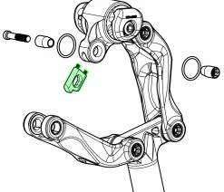 Cane Creek Kit De Bouton De Déverrouillage Thudbuster G4 LT Or 7 Cane Creek Kit De Bouton De Déverrouillage Thudbuster G4 LT Or -Vélo Boutique de vente Cane Creek Thudbuster Offnungsknopf Kit Gold 840226076621 a