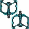 Crankbrothers Pédales à Plateforme Stamp 7 Splatter Limited Edition -Vélo Boutique de vente CrankBrothers Stamp 7 small SPLATTER BLUE