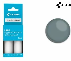 Cube Kit De Réparation De Peinture ARTIC BLUE Matt -Vélo Boutique de vente Cube Lackreparaturstift Set ARTIC BLUE matt 2174 b