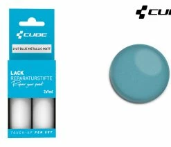 Cube Kit De Réparation De Peinture BLUE METALLIC Matt -Vélo Boutique de vente Cube Lackreparaturstift Set BLUE METALLIC matt 2167 b