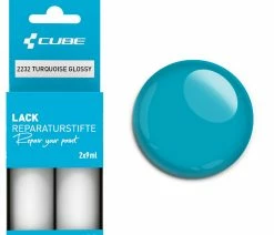 Vélo Boutique de vente 25 Cube Kit De Réparation De Peinture TURQUOISE Glossy
