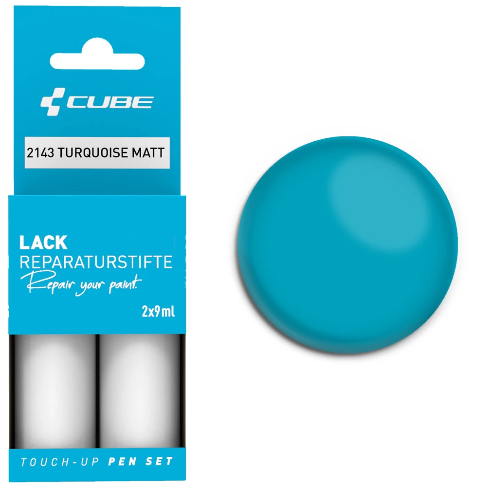 Cube Kit De Réparation De Peinture TURQUOISE Matt 3 Cube Kit De Réparation De Peinture TURQUOISE Matt