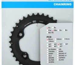 Shimano DEORE Plateau Pour FC-M6000 36/26 Dents -Vélo Boutique de vente DEORE Kettenblatt FC M6000 BF fur 36 26 Zahne 2