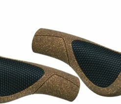 ERGON GP3-L Grips BioKork Avec 3 Doigts BarEnd