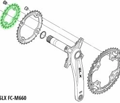 Shimano SLX/DEORE Plateau Pour FC-M660/M617 -Vélo Boutique de vente FC M660