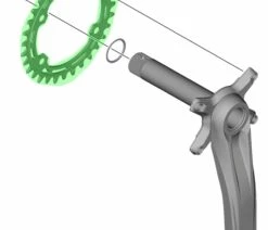 Shimano FC-MT510/511 Plateau 12 Vitesses -Vélo Boutique de vente FC MT510 Kettenblatt