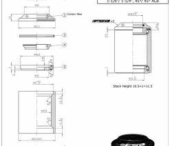 FSA NO.53 Jeu De Direction 5 FSA NO.53 Jeu De Direction -Vélo Boutique de vente FSA NO 53