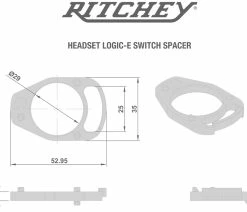 RITCHEY Switch Spacer 5mm 5 Pcs. -Vélo Boutique de vente HS Spacer Logic E Switch