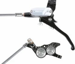 HOPE Tech 4 V4 Frein à Disque En Acier Flex - Levier Gauche -Vélo Boutique de vente Hope 20114404 Tech 4 V4 Stahlflex Scheibenbremse vorne links 3a