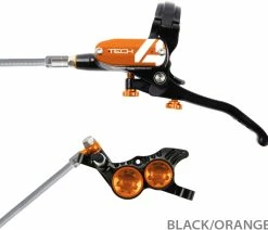 HOPE Tech 4 V4 Frein à Disque En Acier Flex - Levier Gauche -Vélo Boutique de vente Hope 20114404 Tech 4 V4 Stahlflex Scheibenbremse vorne links 5a