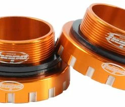 HOPE Stainless Bottom Bracket 68/73/83mm For 30mm Axle 10 HOPE Stainless Bottom Bracket 68/73/83mm For 30mm Axle -Vélo Boutique de vente Hope Edelstahl Innenlager orange BBSS30C