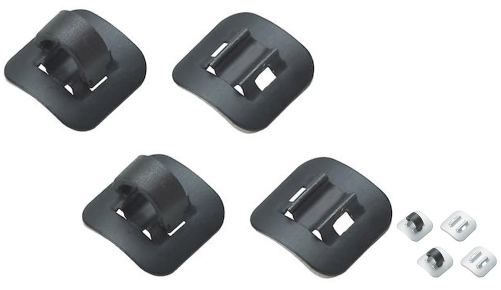 JAGWIRE Clips De Câble Aluminium (4 Pièces) 3 JAGWIRE Clips De Câble Aluminium (4 Pièces)