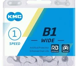 KMC Chaîne à Simple Vitesse B1 Wide Rust Buster