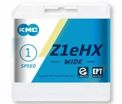 KMC Chaîne à Simple Vitesse Z1eHX EPT Wide