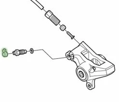 Katana Capuchons De Protection Pour Embouts De Purge (2 Pièces) -Vélo Boutique de vente Katana Schutzkappen fur Entluftungsnippel 2 Stuck 20102592 a