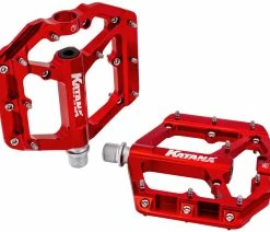 Katana Pédales à Plateforme X-Blade 10 Katana Pédales à Plateforme X-Blade -Vélo Boutique de vente Katana X Blade Plattformpedale red 10290