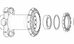 Mavic Instant Drive 360 Axle UB -Vélo Boutique de vente Mavic Achse LV2251200 02