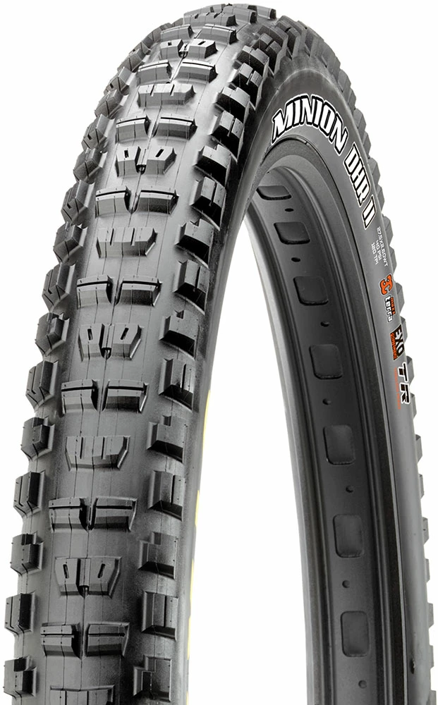 MAXXIS Minion DHR II Arrière 27,5x2,60" WT TR EXO+ 3C MaxxTerra 120 Pneus Pliants 3 MAXXIS Minion DHR II Arrière 27,5x2,60" WT TR EXO+ 3C MaxxTerra 120 Pneus Pliants