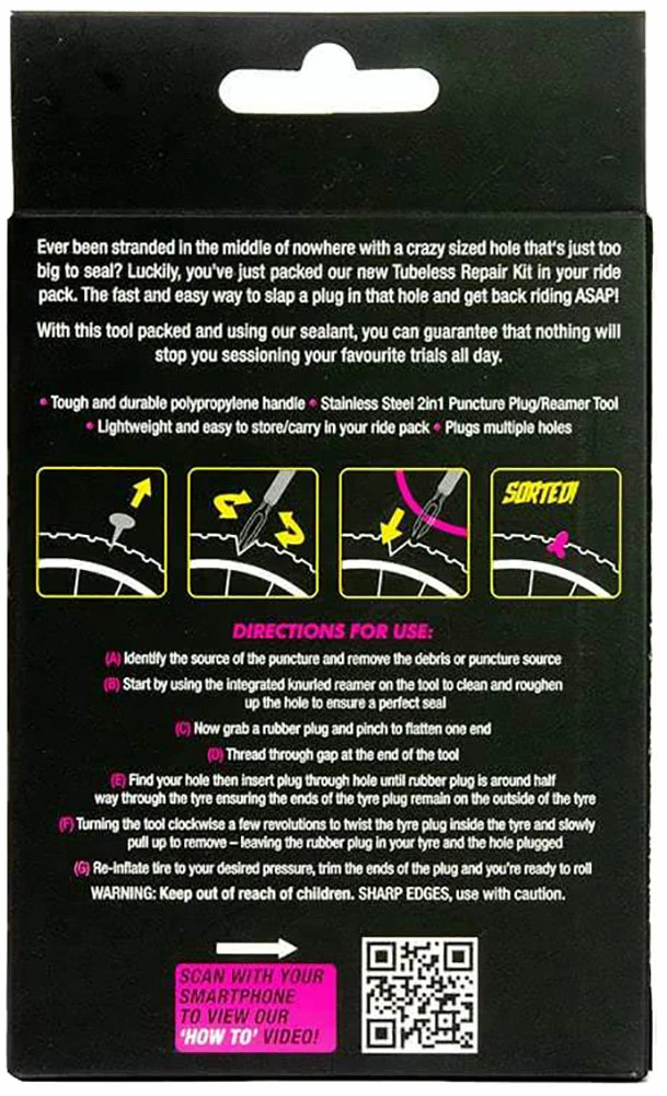 Muc-Off Kit De Réparation Tubeless 5 Muc-Off Kit De Réparation Tubeless – Image 3