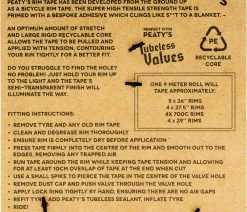 Peaty's Ruban De Jante 10 Peaty's Ruban De Jante -Vélo Boutique de vente Peaty s Rim Tape Felgenband PE RJ 9M21 a