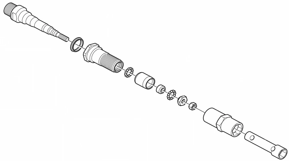 Shimano Axe De Pédale Complet Pour PD-GR500 /MX80 5 Shimano Axe De Pédale Complet Pour PD-GR500 /MX80 – Image 3