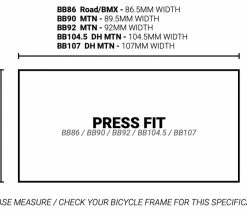 Praxis Works BB86/90/92 M30 Boîte De Pédalier Road/MTB -Vélo Boutique de vente Praxis Works BB86 90 92 M30 Road MTB Innenlager 86 4001W 2