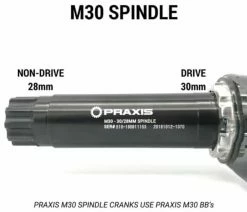 Praxis Works BB86/90/92 M30 Boîte De Pédalier Road/MTB -Vélo Boutique de vente Praxis Works BB86 90 92 M30 Road MTB Innenlager 86 4001W 3