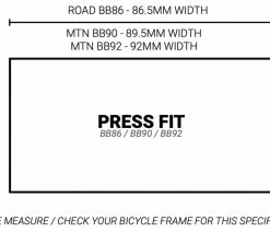 Praxis Works BB86/90/92 M30 THRU Boîte De Pédalier Road/MTB -Vélo Boutique de vente Praxis Works BB86 90 92 M30 THRU Road MTB Innenlager 86 4201W 2