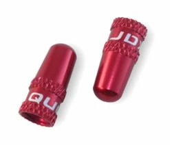 Quaxar Capuchons De Valve SV -Vélo Boutique de vente Quaxar SV Ventilkappen rot