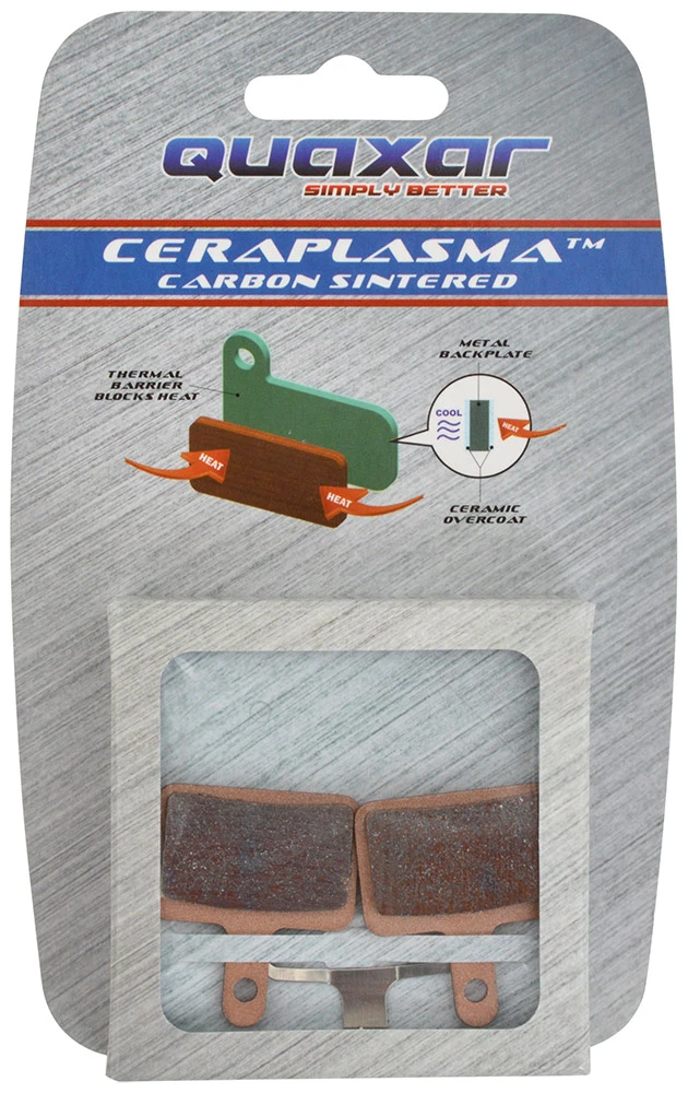 Quaxar Shimano B01S / B03S / Tektro A10.11 Plaques De Disques Métalliques 4 Quaxar Shimano B01S / B03S / Tektro A10.11 Plaques De Disques Métalliques – Image 2