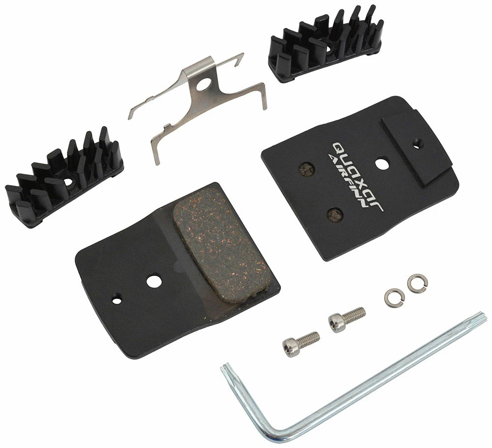 Quaxar Plaquettes Resin/Organic Airfinn Disc Pour Shimano XTR/XT/SLX/Alfine J02A 3 Quaxar Plaquettes Resin/Organic Airfinn Disc Pour Shimano XTR/XT/SLX/Alfine J02A