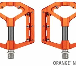 RFR Pédales Plates SLT 2.0 -Vélo Boutique de vente RFR SLT 2 0 Flat Plattformpedale 20093329 4 orange grey